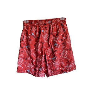 Columbia PFG Swim Trunks Omni-Shield Fishing Patriot Shorts Mens S Eagle US Flag